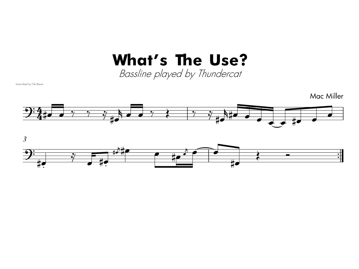 No. 23 What’s The Use – Thundercat